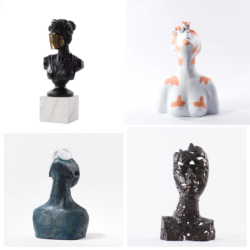 Nordic Modern Art Statue Figure Creative Woman Goddess Greek Statue Resin Bust Sculpture Estatuas Decorativas Home Decor AD50DX
Nordic Modern Art Statue Figure Creative Woman Goddess Greek Statue Resin Bust Sculpture Estatuas Decorativas Home Decor AD50DX