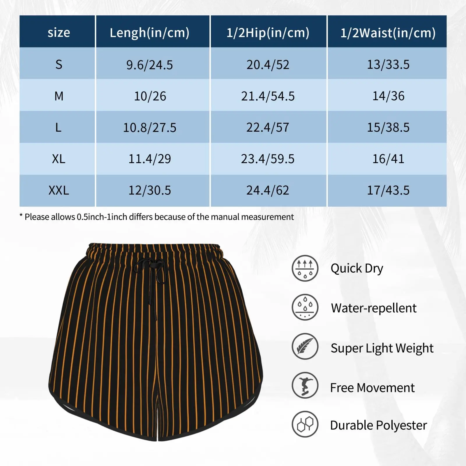 Black With Orange Pinstripes Swim Shorts Women Beach Shorts Black And Orange Halloween Eff San Francisco Stripe
Black With Orange Pinstripes Swim Shorts Women Beach Shorts Black And Orange Halloween Eff San Francisco Stripe