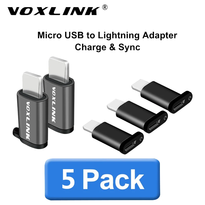 VOXLINK usb к осветительный кабель Micro 8 Pin адаптер с кольцом для ключей зарядки и