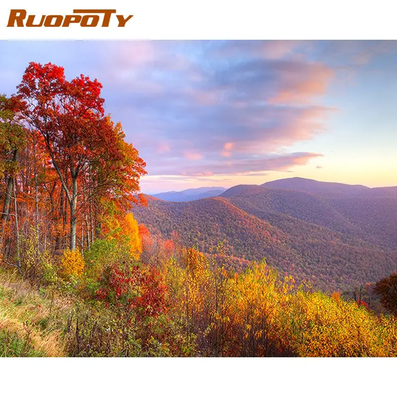 RUOPOTY 5d Diamond Painting Tree Mountain Full Drill Diamond Embroidery Autumn Landscape Home Decor Sale
RUOPOTY 5d Diamond Painting Tree Mountain Full Drill Diamond Embroidery Autumn Landscape Home Decor Sale