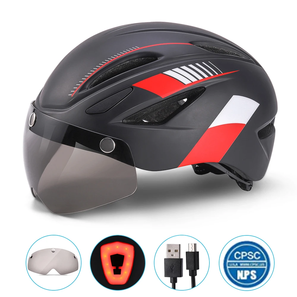 

Сверхлегкий велосипедный защитный шлем для мужчин, наружный шлем для мотоцикла, велосипеда, съемный объектив, дорожный шлем