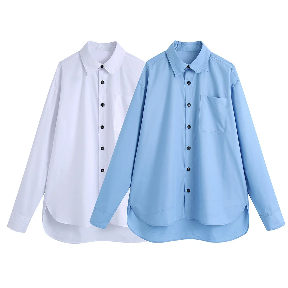 Shirts For Women Fashion 2021 Street Style Boyfrined Long Oversized Shirt Chest Patch Pocket Long Sleeve Button Up Shirt Tops
Shirts For Women Fashion 2021 Street Style Boyfrined Long Oversized Shirt Chest Patch Pocket Long Sleeve Button Up Shirt Tops
