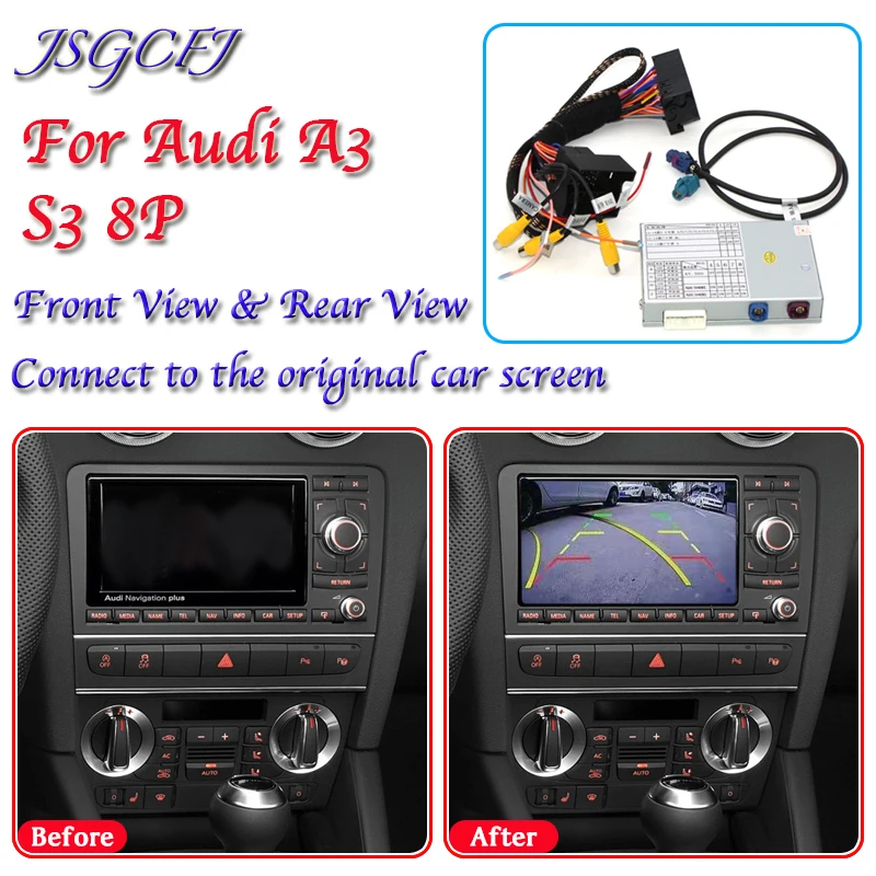 Original Car Screen Upgrade Reversing Camera Adapter For Audi A3 S3 8P 2003~2013 MMI Interface Front Rear Backup Camera Decoder
Original Car Screen Upgrade Reversing Camera Adapter For Audi A3 S3 8P 2003~2013 MMI Interface Front Rear Backup Camera Decoder