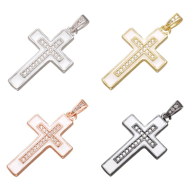 ZHUKOU 17x34mm high quality cross crystal necklace pendant for DIY handmade necklace jewelry accessories making model: VD674
ZHUKOU 17x34mm high quality cross crystal necklace pendant for DIY handmade necklace jewelry accessories making model: VD674