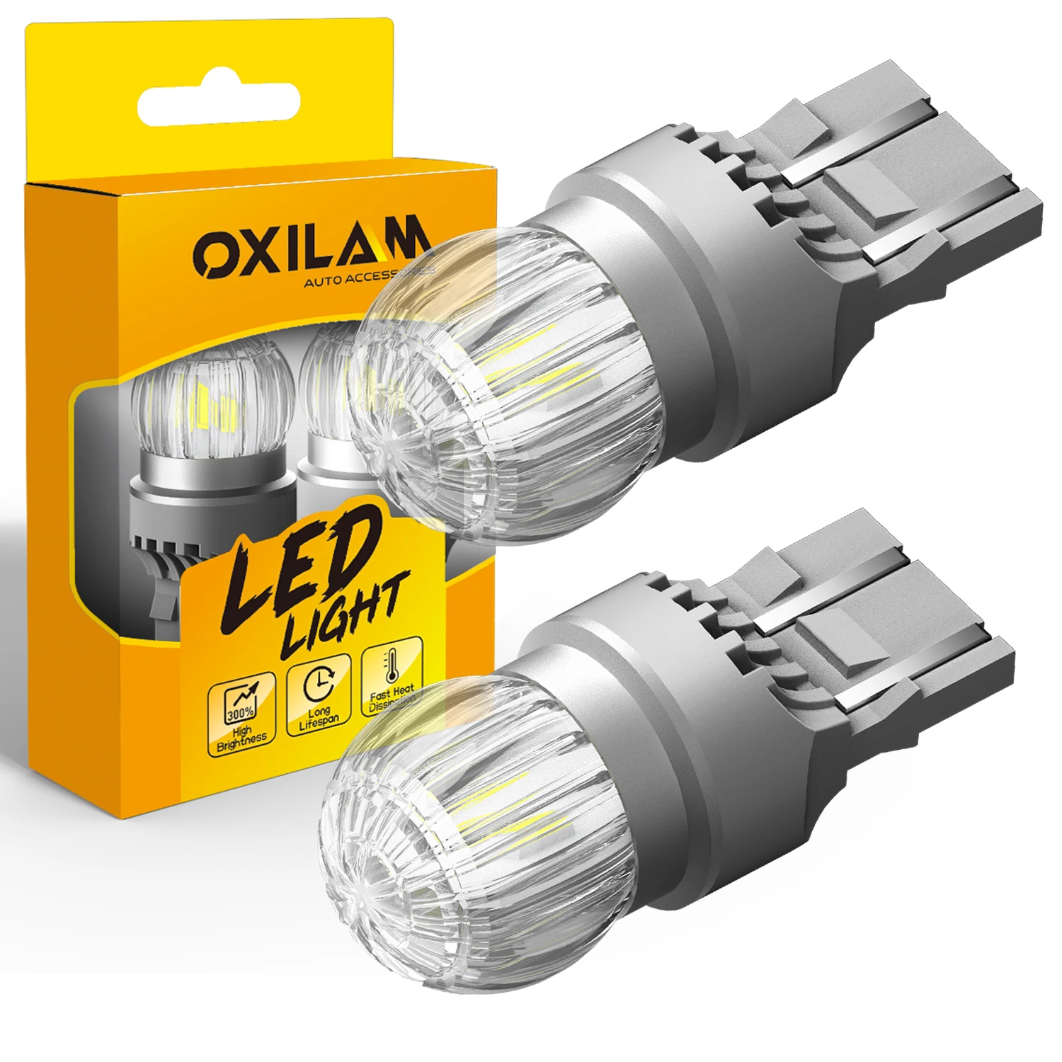 

2Pcs 1500lm White CANBUS No error T20 W21W 7440 W21 LED Bulb for VW Volkswagen Passat B7 Beetle LED Daytime Running Lights DRL