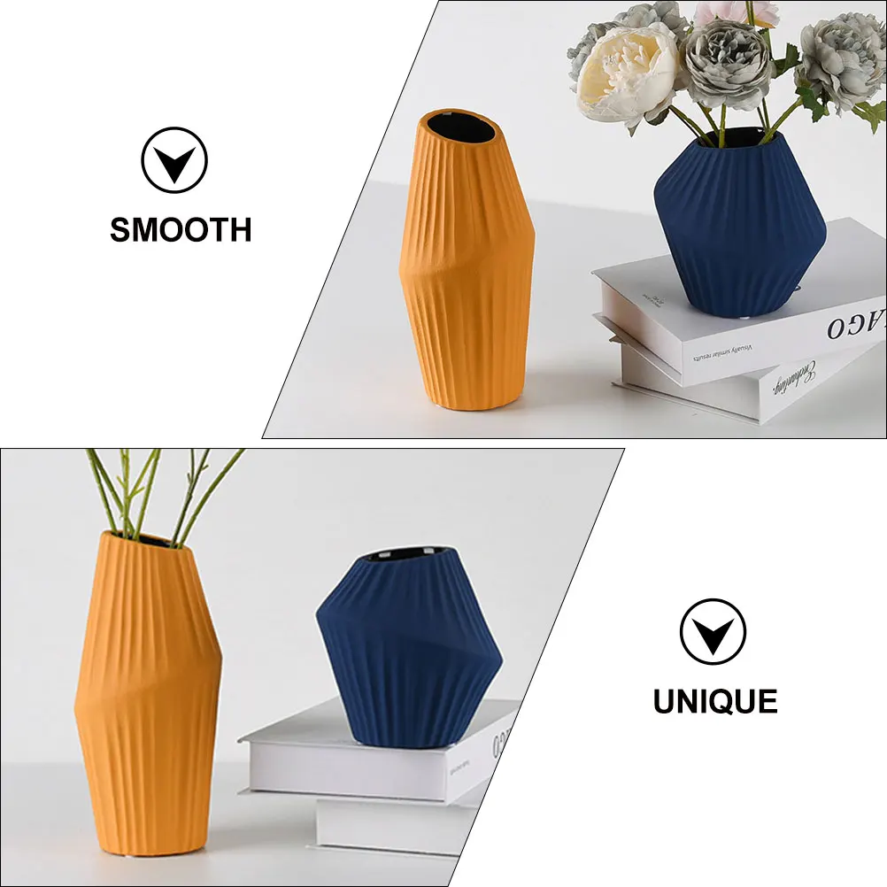 Художественная ваза керамический контейнер для цветов креативная цветочный