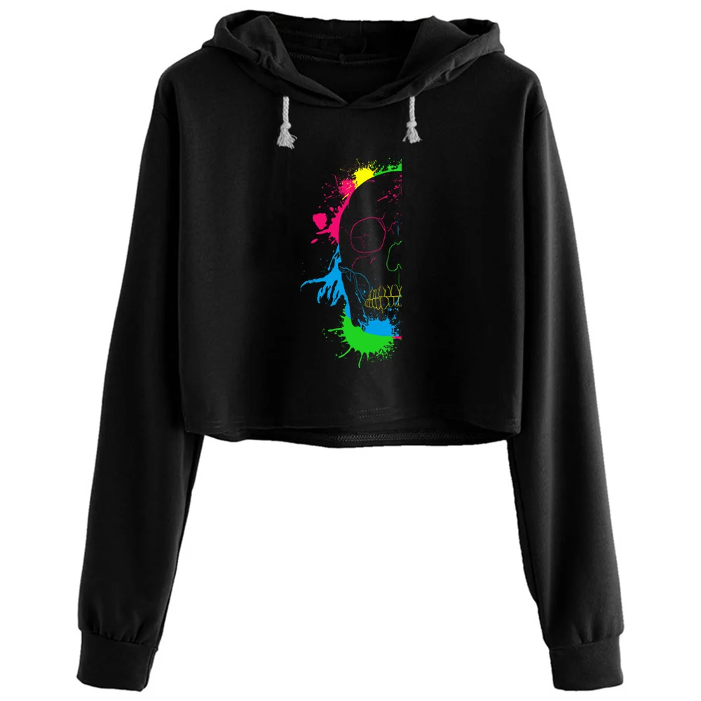 Splash Skull Halloween Crop Hoodies Women Kawaii Goth Grunge Harajuku Pullover For Girls
Splash Skull Halloween Crop Hoodies Women Kawaii Goth Grunge Harajuku Pullover For Girls