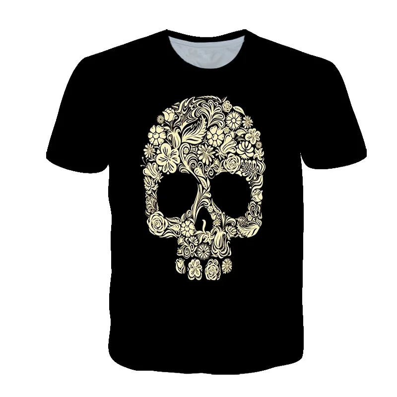 Summer Fashion T-Shirt Men's Printing 3D Skull Head Men's T-Shirt Casual Round Neck Top Men's Size XXS-6XL
Summer Fashion T-Shirt Men's Printing 3D Skull Head Men's T-Shirt Casual Round Neck Top Men's Size XXS-6XL