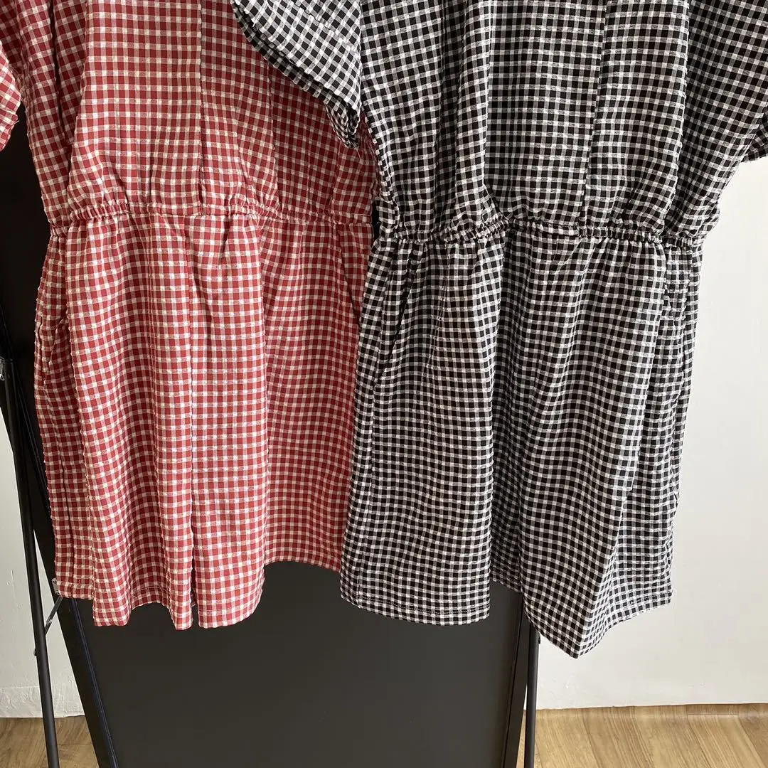 Women Jumpsuit Spring/Summer 2021 New Jumpsuit Fashion Casual Loose Plaid Short Sleeve V-neck Jumpsuit Shorts
Women Jumpsuit Spring/Summer 2021 New Jumpsuit Fashion Casual Loose Plaid Short Sleeve V-neck Jumpsuit Shorts