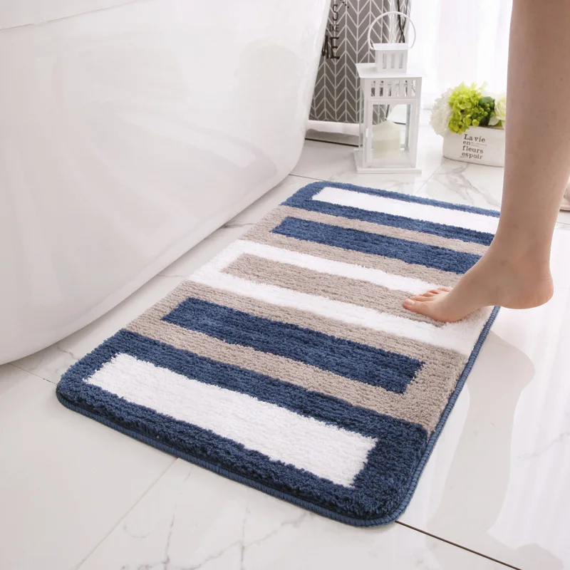 Rectangular Flocking Carpet Floor Mat Household Bathroom Absorbent Foot Mat Non-Slip Mat Carpet in the Bedroom Entrance Door Mat
Rectangular Flocking Carpet Floor Mat Household Bathroom Absorbent Foot Mat Non-Slip Mat Carpet in the Bedroom Entrance Door Mat
