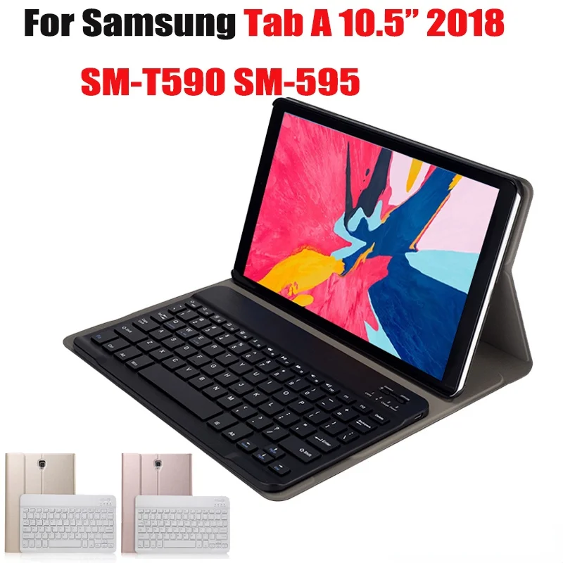 Bluetooth Keyboard for Samsung Galaxy Tab A 10.5 2018 Keyboard Case T590 T595 SM-T590 SM-T595 PU Leather Cover Funda
Bluetooth Keyboard for Samsung Galaxy Tab A 10.5 2018 Keyboard Case T590 T595 SM-T590 SM-T595 PU Leather Cover Funda