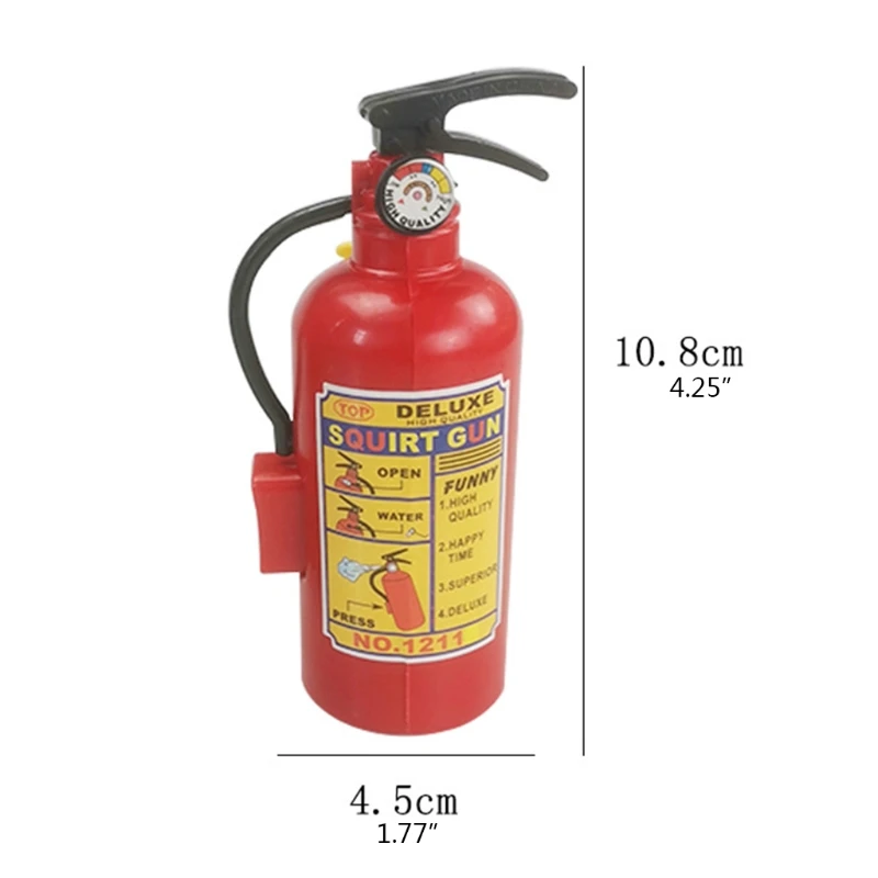 Funny Novelty Toys Water Squirter Outdoor Summer Beach Toy Plastic Fire Extinguisher Water Great Fireman Toy for Kid
Funny Novelty Toys Water Squirter Outdoor Summer Beach Toy Plastic Fire Extinguisher Water Great Fireman Toy for Kid