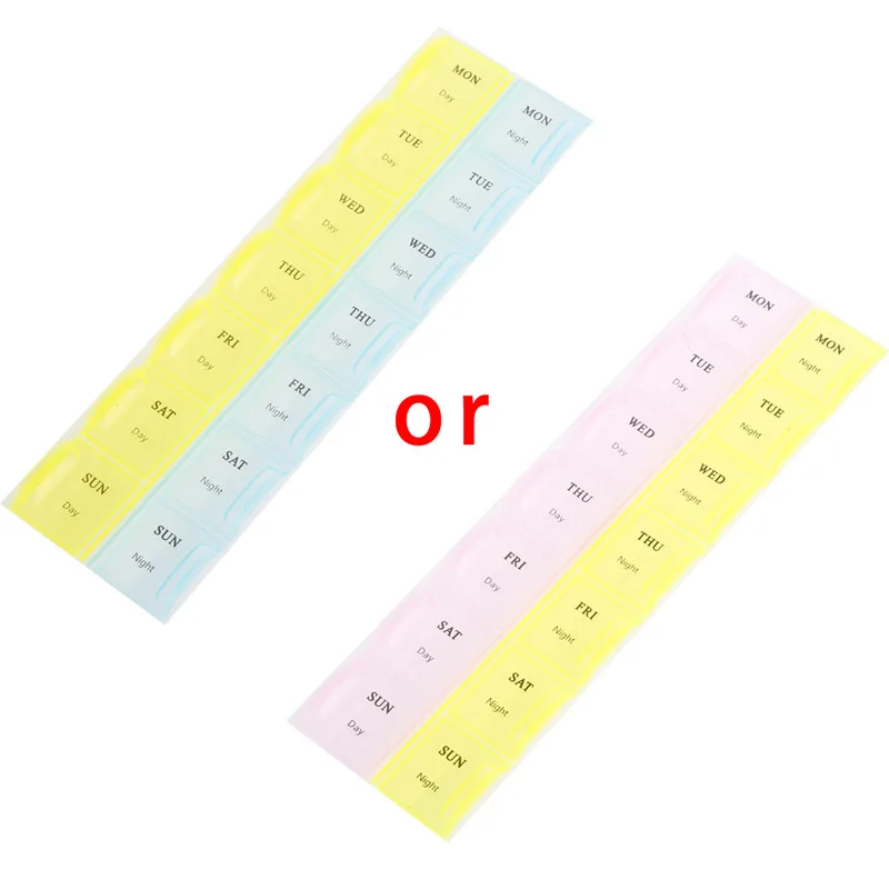 Weekly 7 Days Tablet Pill Medicine Box Holder Storage Organizer Container Case
Weekly 7 Days Tablet Pill Medicine Box Holder Storage Organizer Container Case