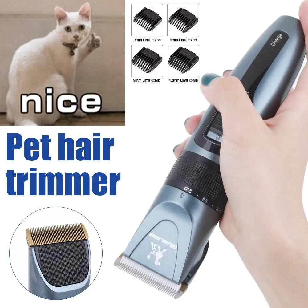Dog Hair Clipper USB Charging Trim Cat Pet Care White Stainless Steel Security Pets Pet Hair Trimmer
Dog Hair Clipper USB Charging Trim Cat Pet Care White Stainless Steel Security Pets Pet Hair Trimmer