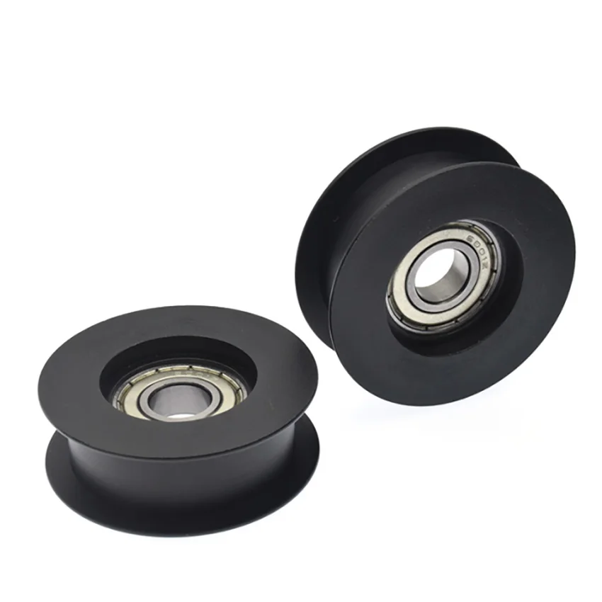 6001 Nylon Wrapped Bearing Pulley 12*55*18.5MM, H-Groovee Pulley Idler Guide Wheel Hardware Accessories
6001 Nylon Wrapped Bearing Pulley 12*55*18.5MM, H-Groovee Pulley Idler Guide Wheel Hardware Accessories