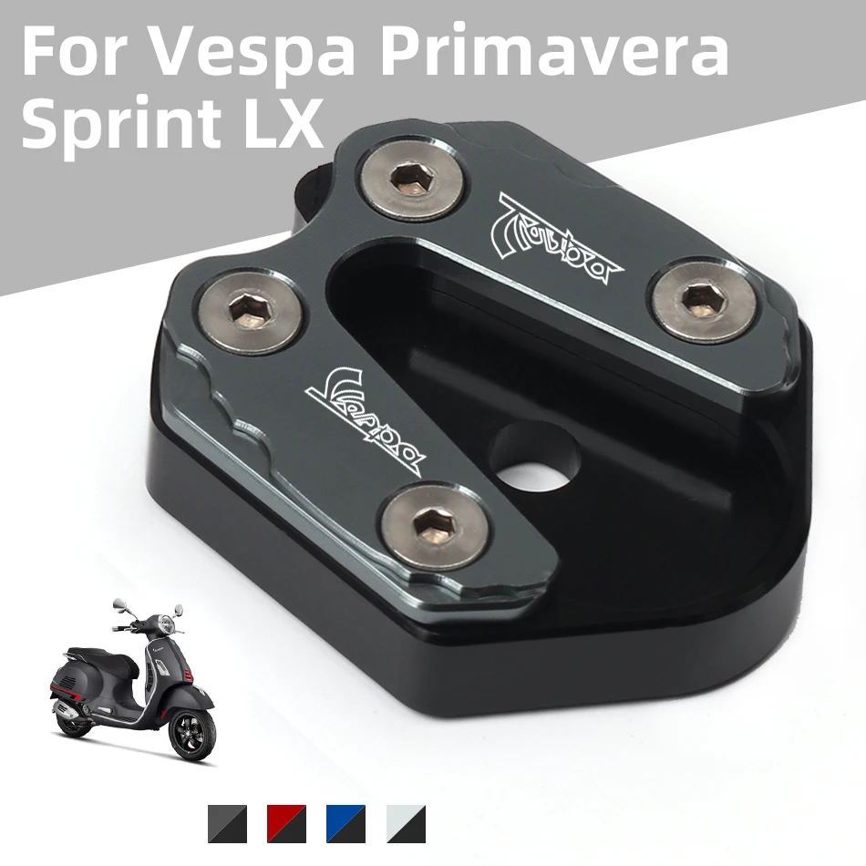 For Vespa GTS GTV GTS300 Motorcycle CNC Aluminum Kickstand Extension Plate Foot Side Stand Enlarge Pad Support Plate modified
For Vespa GTS GTV GTS300 Motorcycle CNC Aluminum Kickstand Extension Plate Foot Side Stand Enlarge Pad Support Plate modified
