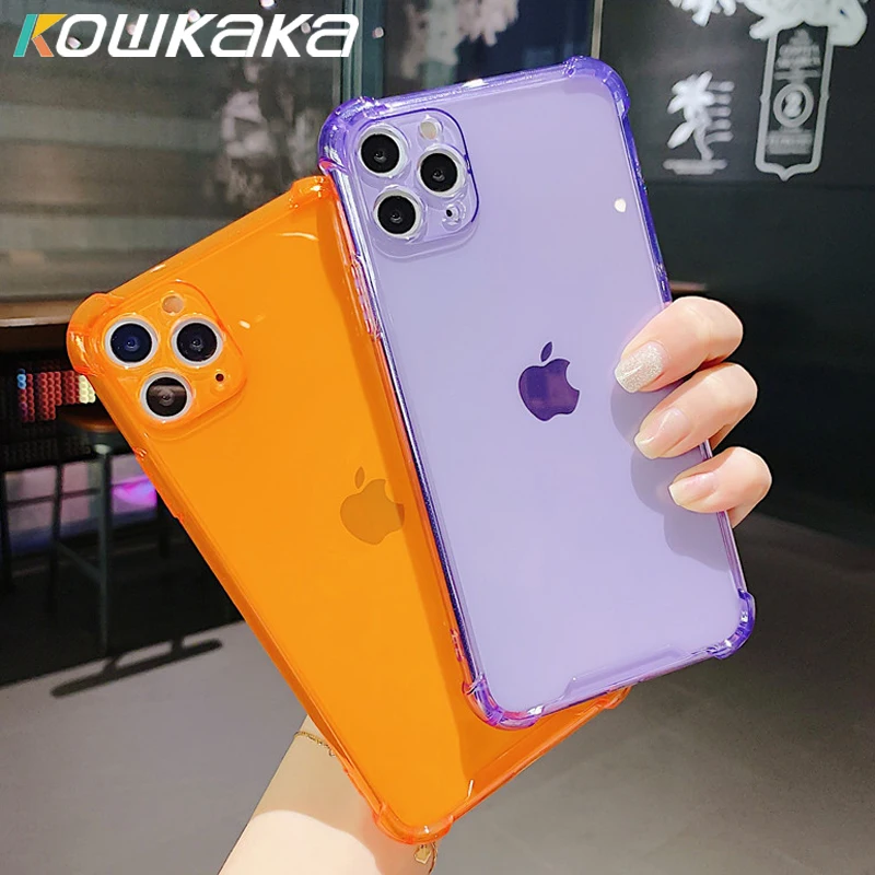 Kowkaka Clear Bumper Protactive Phone Case For iPhone 11 Pro Max SE 2020 X XR XS Max 7 8 Plus Cute Candy Color Soft Back Cover
Kowkaka Clear Bumper Protactive Phone Case For iPhone 11 Pro Max SE 2020 X XR XS Max 7 8 Plus Cute Candy Color Soft Back Cover