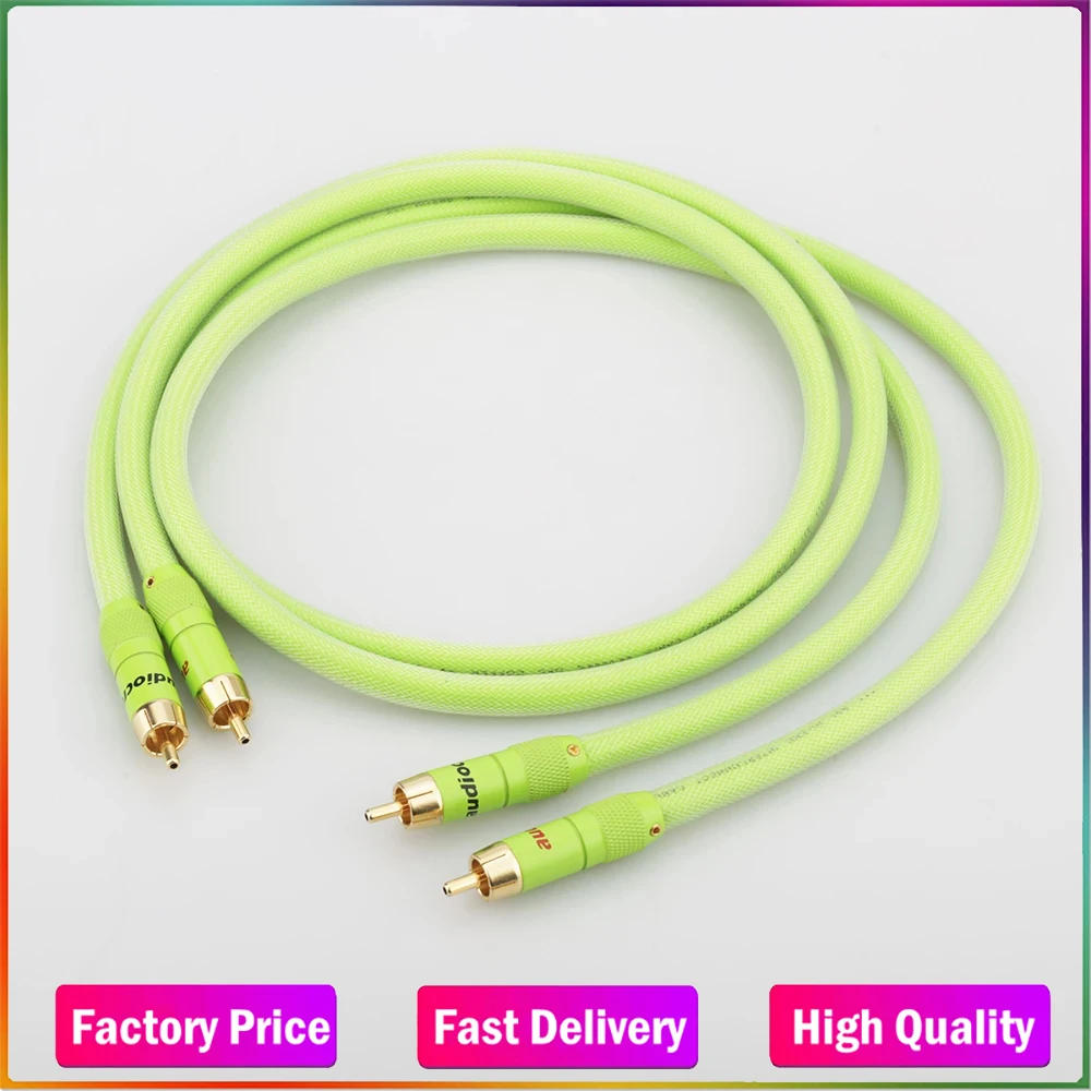 High Quality 6N 99.9999% OFC Male-Male RCA Interconnect Cable with Gold Plated RCA Plug for Hifi System
High Quality 6N 99.9999% OFC Male-Male RCA Interconnect Cable with Gold Plated RCA Plug for Hifi System