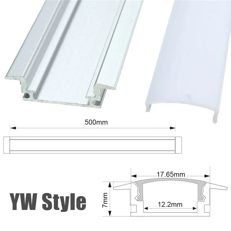 Светодиодная панель U/V/YW 30/50 см в форме светодиодной ленты алюминиевый держатель