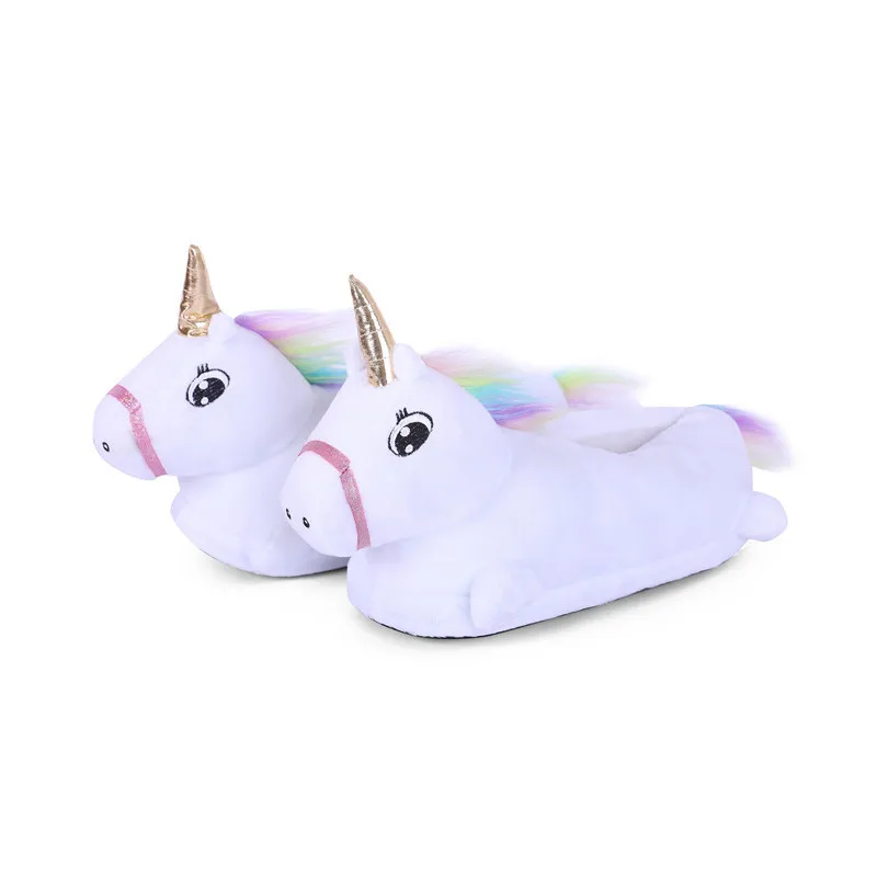 Cute Cartoon Unicorn Women Cotton Slippers Slip-on Winter Warm Plush Grils Bedroom Shoes Indoor White Fur Animal Slides Onesize
Cute Cartoon Unicorn Women Cotton Slippers Slip-on Winter Warm Plush Grils Bedroom Shoes Indoor White Fur Animal Slides Onesize