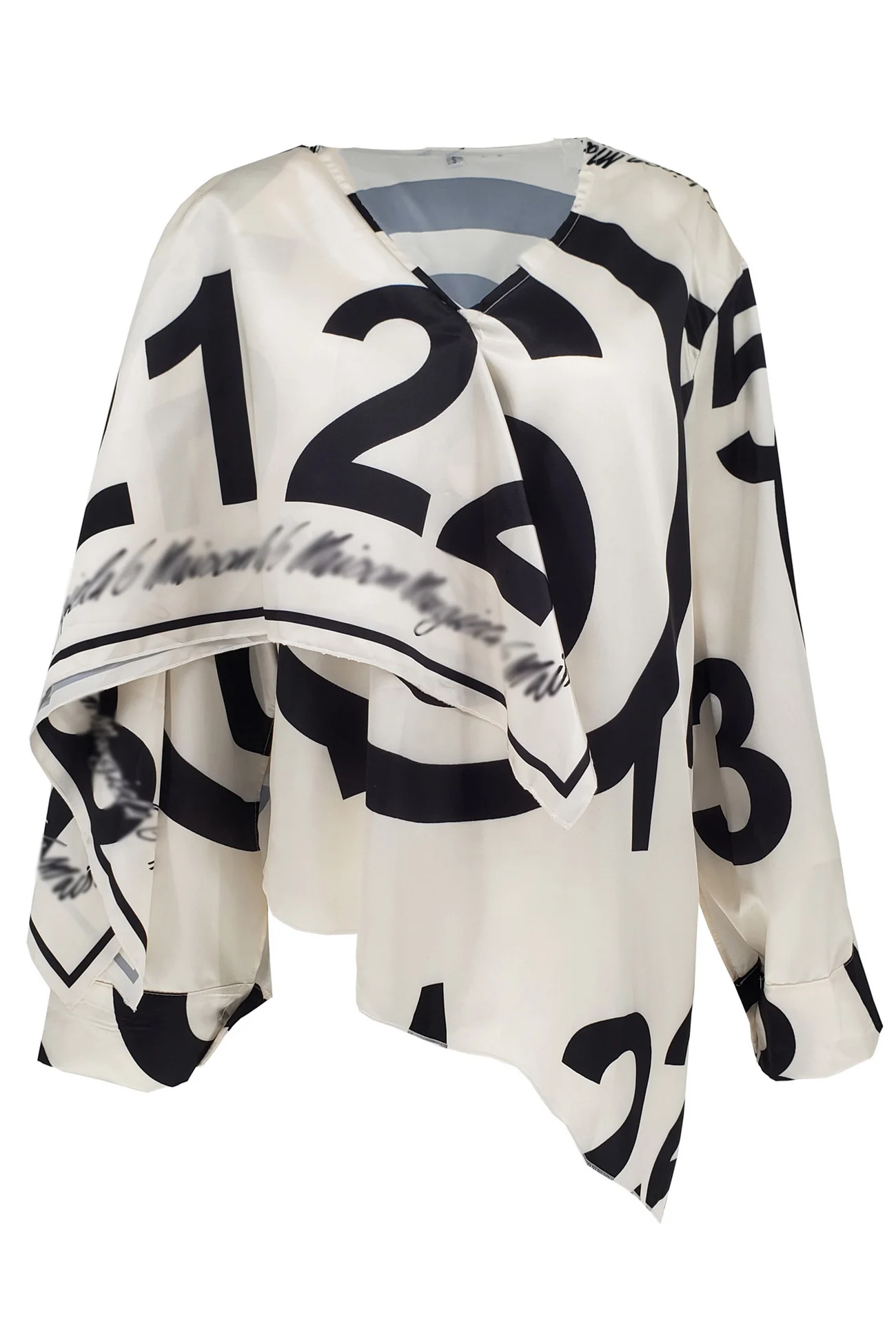 Billiards Digital Vintage Print Oblique Shoulder Irregular Crew Neck Batwing Sleeve Loose Silky Shirt Top for Women
Billiards Digital Vintage Print Oblique Shoulder Irregular Crew Neck Batwing Sleeve Loose Silky Shirt Top for Women