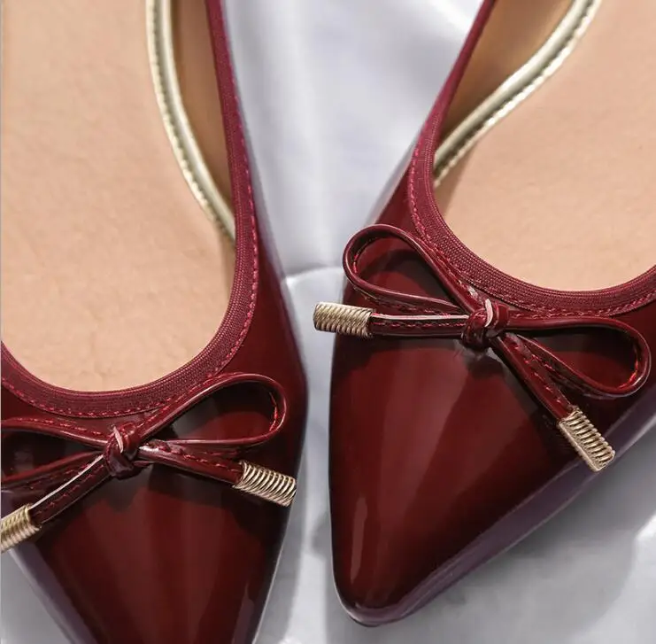 High quality 2020 new pointed women's shoes spring shallow mouth side flat shoes bow women flat shoes
High quality 2020 new pointed women's shoes spring shallow mouth side flat shoes bow women flat shoes