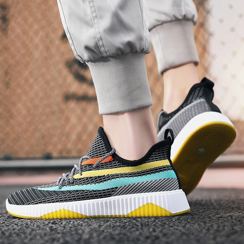 Super Quality Men Running Shoes Spring Summer Flying Woven Shoes Mesh Shoes Sports Shoes Tide Shoes Breathable Shoes Dad Shoes
Super Quality Men Running Shoes Spring Summer Flying Woven Shoes Mesh Shoes Sports Shoes Tide Shoes Breathable Shoes Dad Shoes