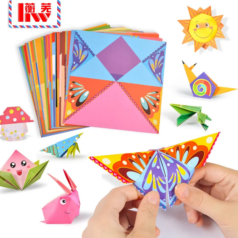 Fuwu origami Book Children's handmade DIY materials kindergarten color paper handmade paper-cut toy girl
Fuwu origami Book Children's handmade DIY materials kindergarten color paper handmade paper-cut toy girl