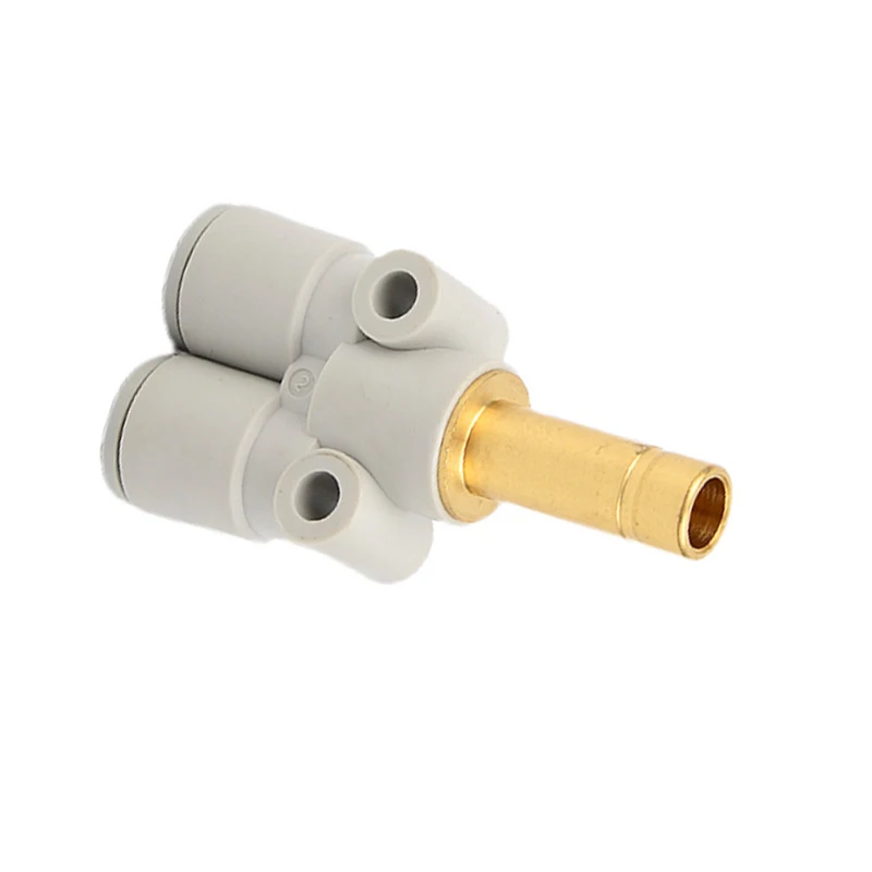 Metric Size One-touch Fittings Applicable Tubing: Metric Size, Connection Thread: M, R, Rc Plug-in “Y” KQ2U10/12-99A
Metric Size One-touch Fittings Applicable Tubing: Metric Size, Connection Thread: M, R, Rc Plug-in “Y” KQ2U10/12-99A