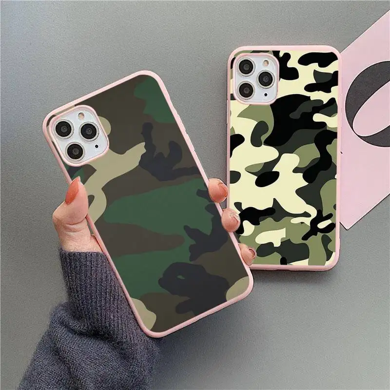 Camouflage Pattern Camo military Phone Case Candy Color for iPhone 11 12 mini pro XS MAX 8 7 6 6S Plus X 5S SE 2020 XR
Camouflage Pattern Camo military Phone Case Candy Color for iPhone 11 12 mini pro XS MAX 8 7 6 6S Plus X 5S SE 2020 XR
