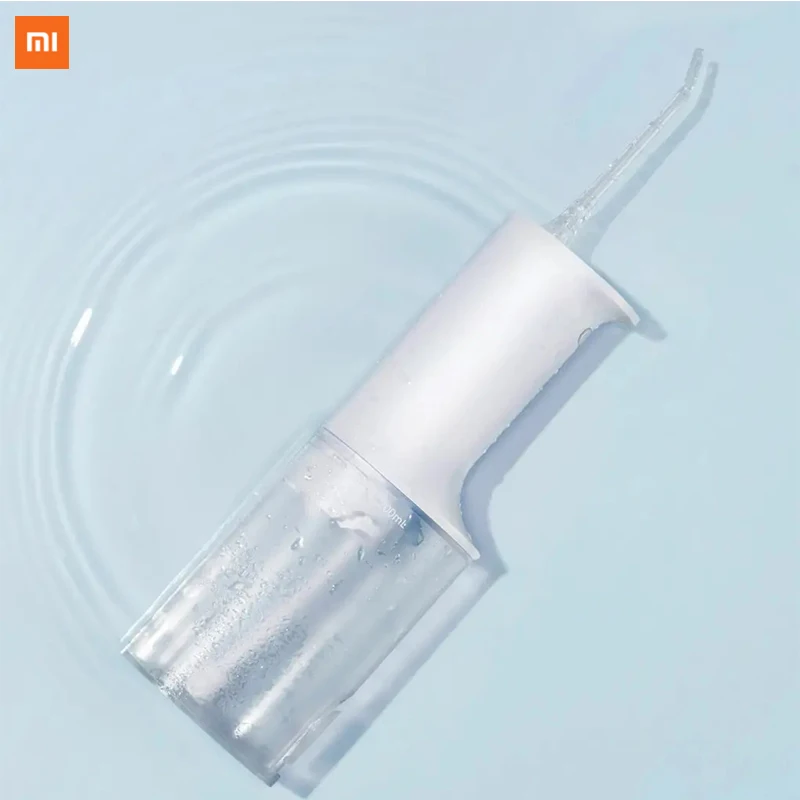 Xiaomi Mijia Oral Irrigator Dental Flusher High Frequency Pulsed Water Flow Voltage Stabilization 4 Gear Level 200ml With Protec |