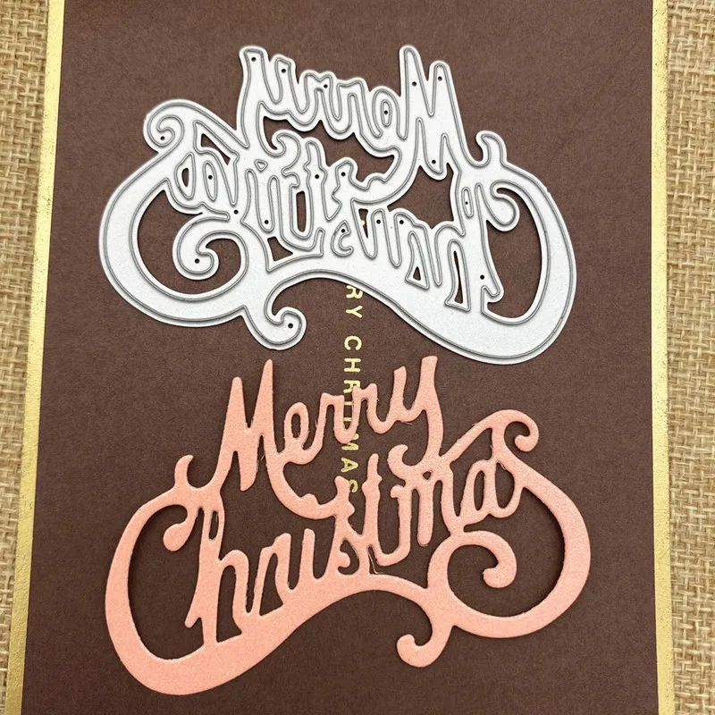 Metal Cutting Die Of Merry Christmas Scrapbooking Mold Paper DIY Cards Postcard Handmade Craft Stencil Album Handcraft Embossing
Metal Cutting Die Of Merry Christmas Scrapbooking Mold Paper DIY Cards Postcard Handmade Craft Stencil Album Handcraft Embossing