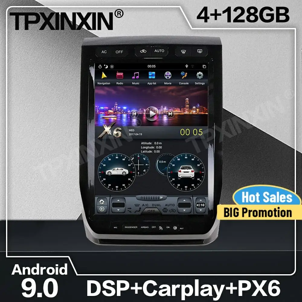 Автомобильный радиоприемник 128G Tesla Screen DSP Carplay Android 2 Din стерео приемник для Ford F150 2015 2016 2017 2018 автомобильное аудио GPS головное устройство
Автомобильный радиоприемник 128G Tesla Screen DSP Carplay Android 2 Din стерео приемник для Ford F150 2015 2016 2017 2018 автомобильное аудио GPS головное устройство