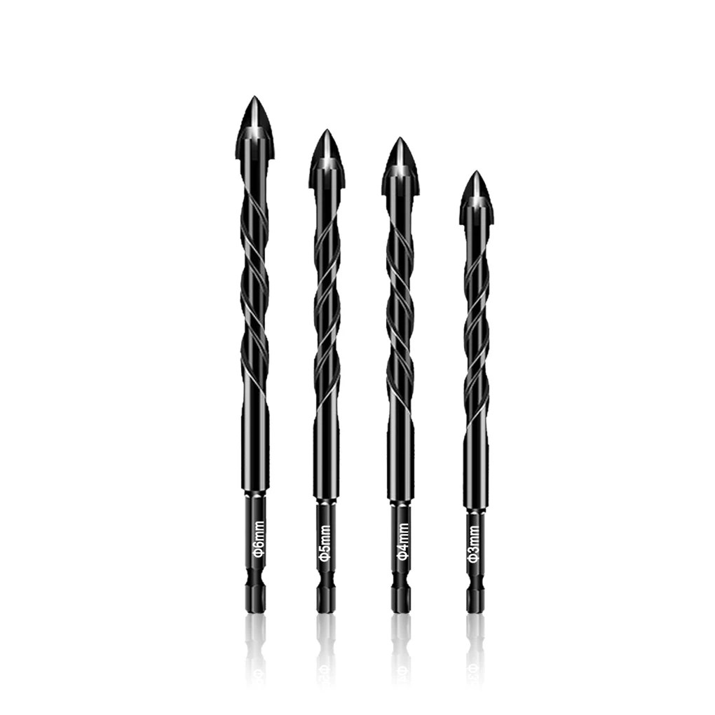 Tile Twist Drill Bits Set 3-12mm Woodwork Ceramic Glass Hole Opener Hard Alloy Replacement Portable Stone Power 7pcs
Tile Twist Drill Bits Set 3-12mm Woodwork Ceramic Glass Hole Opener Hard Alloy Replacement Portable Stone Power 7pcs
