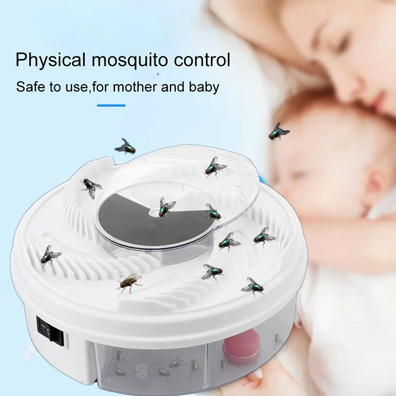 USB Electric Flycatcher Fly Trap Device Automatic Trap For Flies Insect Pest Control Fly Catcher For Home Kitchen Flytrap 
USB Electric Flycatcher Fly Trap Device Automatic Trap For Flies Insect Pest Control Fly Catcher For Home Kitchen Flytrap