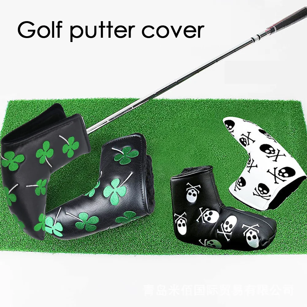 L-Shaped Golf Club Head Protection Cover Waterproof PU Golf Putter Mallet Blade Protector Sleeve Golf Accessories Black Skull
L-Shaped Golf Club Head Protection Cover Waterproof PU Golf Putter Mallet Blade Protector Sleeve Golf Accessories Black Skull