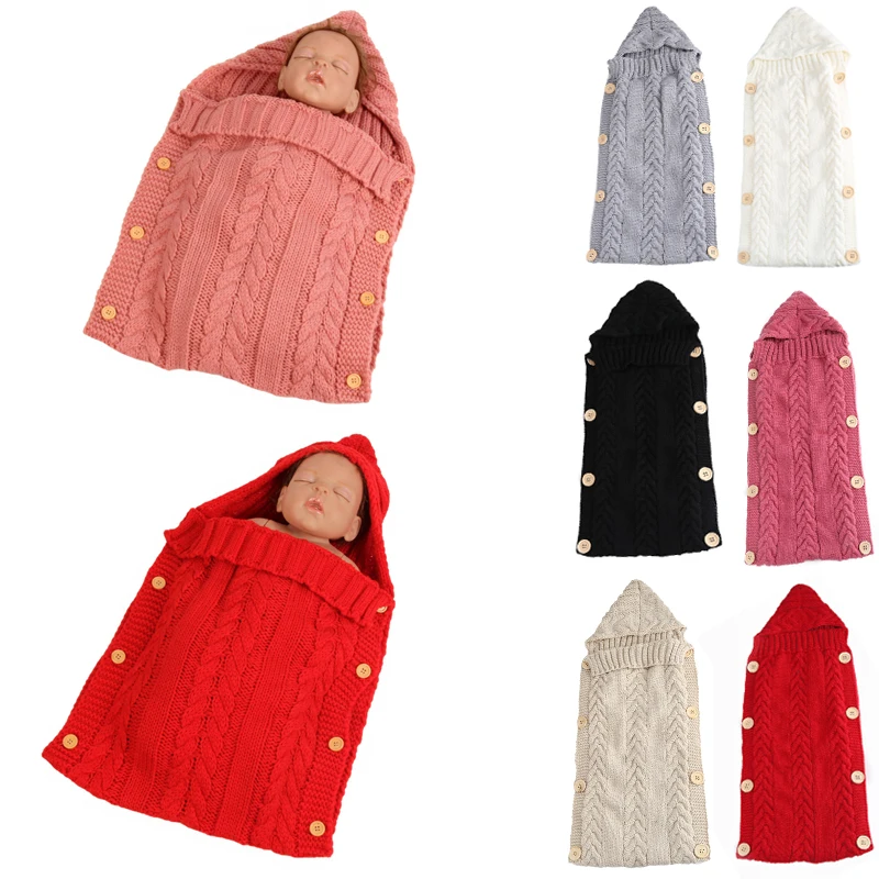 Baby Soft Knitted Sleeping Bag Wool Swaddle Wrap Autumn Winter Thick Warm Newborn Infant Stroller Quilt Comfort Bedding Blanket
Baby Soft Knitted Sleeping Bag Wool Swaddle Wrap Autumn Winter Thick Warm Newborn Infant Stroller Quilt Comfort Bedding Blanket