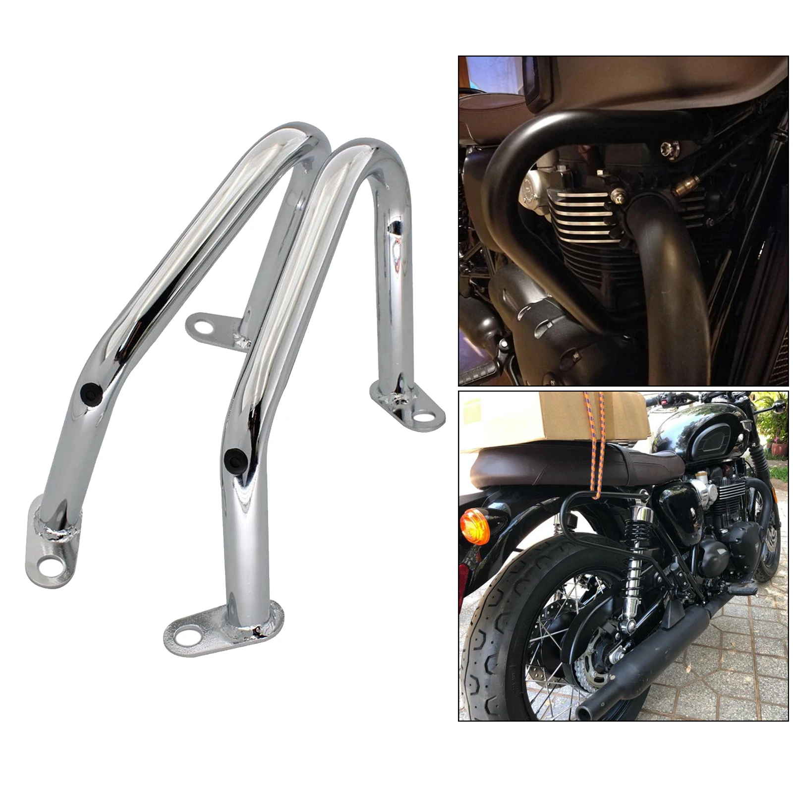 1pair Bumper Engine Guard Frame Crash Bar For Triumph Street Twin 2017-2019
