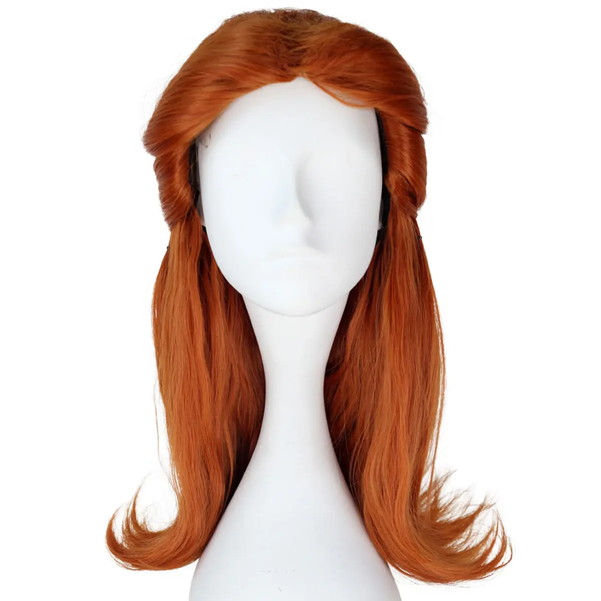 

Movie Tinker Bell And The Pirate Fairy Rosetta Cosplay Wig Women Long Orange Wavy Halloween Costume Party Hair