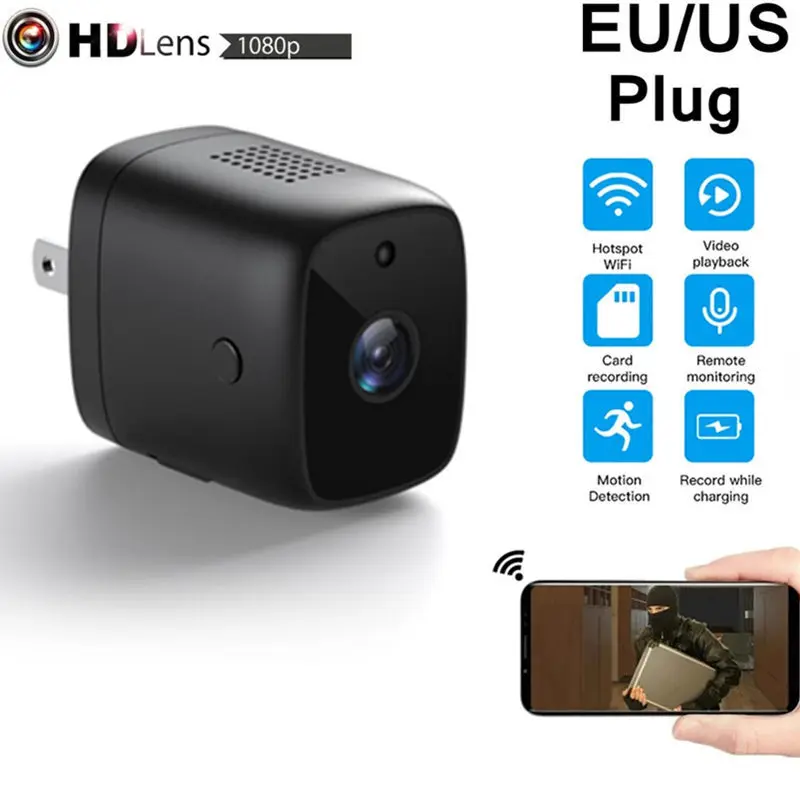 1080P Full HD веб-камера настенная Wi-Fi мини-камера Домашняя безопасность удаленный видеорегистратор ночное видение циклическая запись микроразъем видеокамеры
1080P Full HD веб-камера настенная Wi-Fi мини-камера Домашняя безопасность удаленный видеорегистратор ночное видение циклическая запись микроразъем видеокамеры