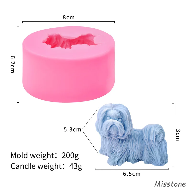 Long-hair Silicone Candle Mold DIY To Make Plaster Resin Model Fudge Ice Cube Chocolate Cake Tool Soap Holiday Gift Wax Animal
Long-hair Silicone Candle Mold DIY To Make Plaster Resin Model Fudge Ice Cube Chocolate Cake Tool Soap Holiday Gift Wax Animal