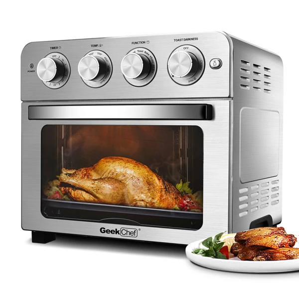 【China Ready Stock】1Geek Chef Air Fryer Toaster Oven Convection Airfryer Countertop Oven Roasoil Reheat Fry OilFree Stainless
【China Ready Stock】1Geek Chef Air Fryer Toaster Oven Convection Airfryer Countertop Oven Roasoil Reheat Fry OilFree Stainless