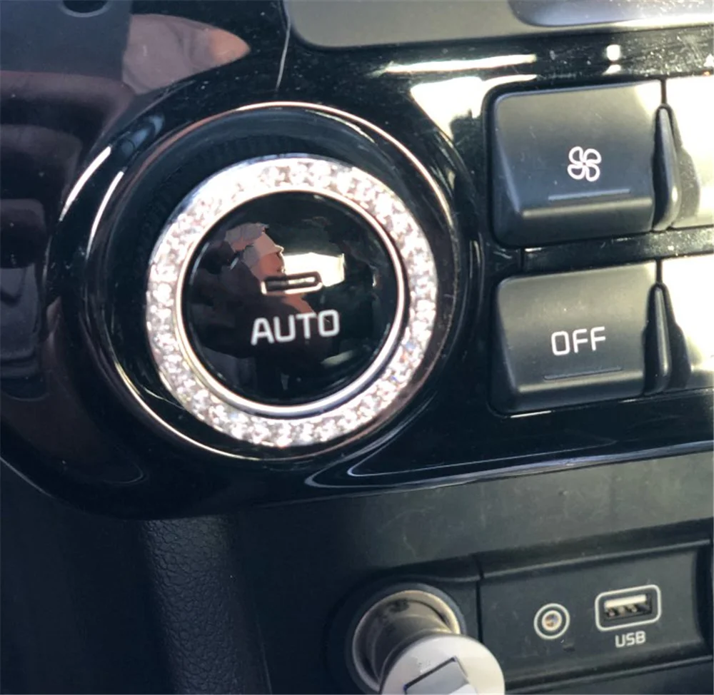 Auto parts start switch decorative ring crystal stickers Car accessories for Kia Forte Ceed Stonic Stinger Rio Picanto Niro
Auto parts start switch decorative ring crystal stickers Car accessories for Kia Forte Ceed Stonic Stinger Rio Picanto Niro