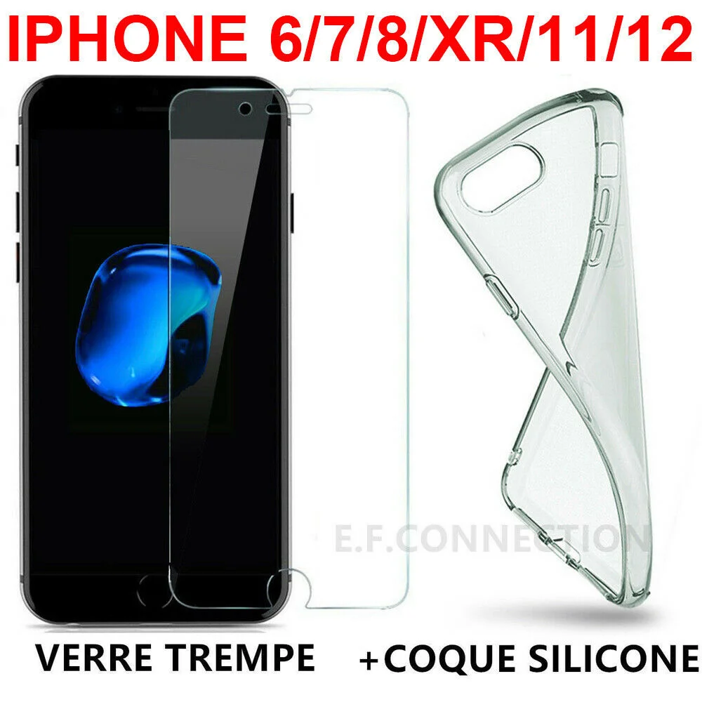 Coque Housse Cover For iPhone 8/7/6/X XS Max XR 11 Pro 12 + Film Vitre Verre Tremp
Coque Housse Cover For iPhone 8/7/6/X XS Max XR 11 Pro 12 + Film Vitre Verre Tremp