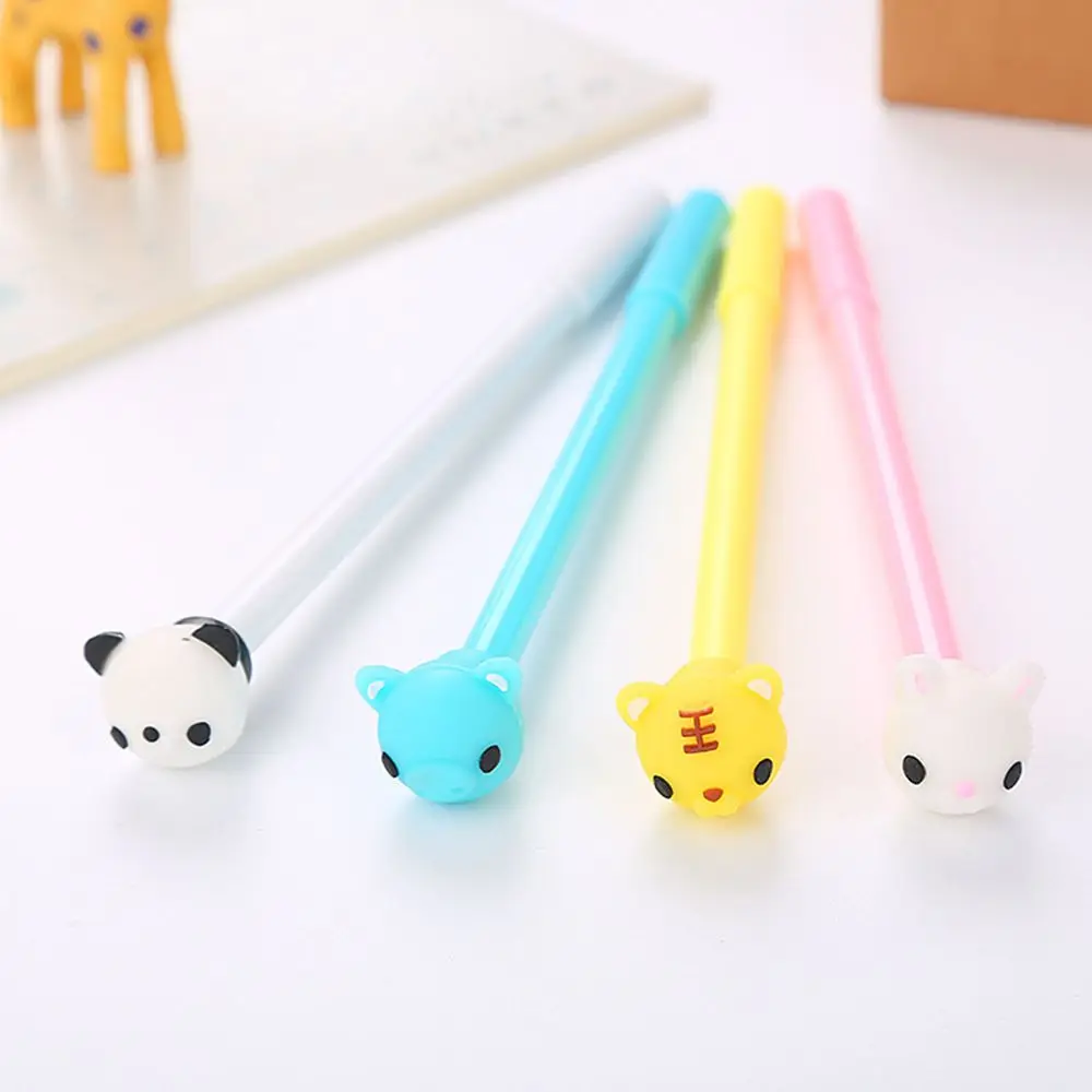 Creative Cute Kawaii Cartoon Animal Shape Gel Pen Cute Learning School Office Supplies Silicone Head Water Pen Stationery Gift
Creative Cute Kawaii Cartoon Animal Shape Gel Pen Cute Learning School Office Supplies Silicone Head Water Pen Stationery Gift
