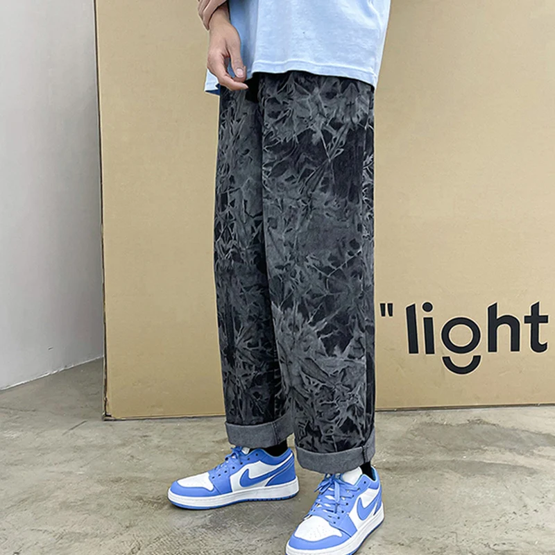 Джинсы в стиле хип-хоп с принтом, мужские прямые брюки в темноте, Женские повседневные мешковатые брюки, брюки для мужчин, джинсы для пар
Джинсы в стиле хип-хоп с принтом, мужские прямые брюки в темноте, Женские повседневные мешковатые брюки, брюки для мужчин, джинсы для пар