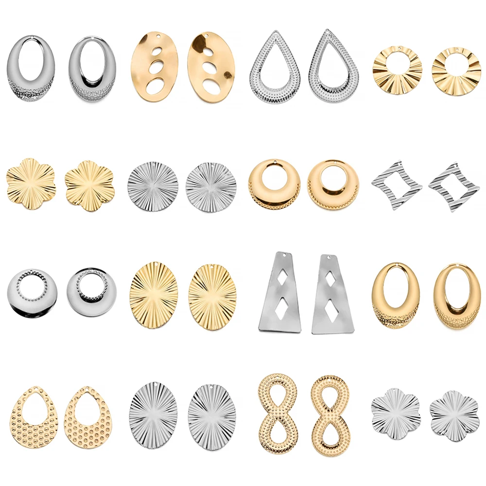 6 Pcs Stainless Steel Earring Irregular Shape Charms Pendants for DIY Earring Jewelry Making Findings Accessories Supplies
6 Pcs Stainless Steel Earring Irregular Shape Charms Pendants for DIY Earring Jewelry Making Findings Accessories Supplies