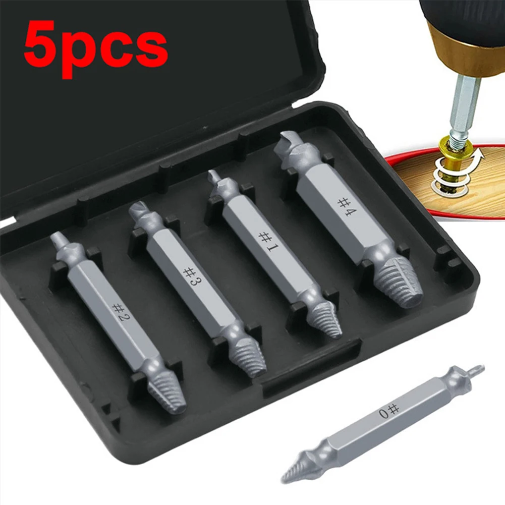 5 Pcs Damaged Screw Extractor Speed Out Drill Bits Tool Broken Screw Bolt Remover Extractor Easily Take Out Demolition Tools
5 Pcs Damaged Screw Extractor Speed Out Drill Bits Tool Broken Screw Bolt Remover Extractor Easily Take Out Demolition Tools