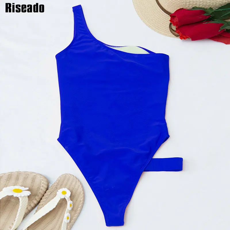 Riseado Sexy One Piece Swimsuit Solid Swimwear Women Cut Out Sexy Bodysuit One Shoulder Bathing Suits Summer High Cut Swimsuits
Riseado Sexy One Piece Swimsuit Solid Swimwear Women Cut Out Sexy Bodysuit One Shoulder Bathing Suits Summer High Cut Swimsuits