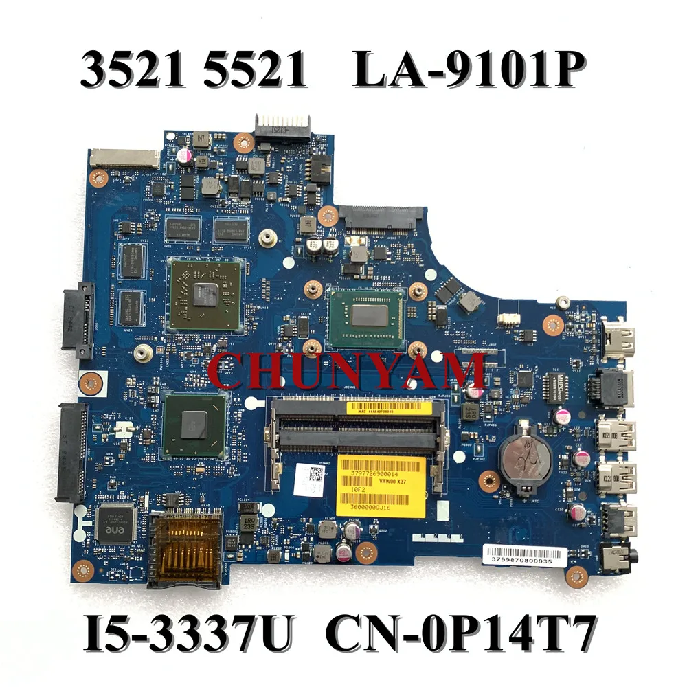 LA 9101P 9104P I5 3337U для DELL INSPIRON 2521 3521 5521 Материнская плата ноутбука HD 8730 м 2 Гб CN 0P14T7 P14T7